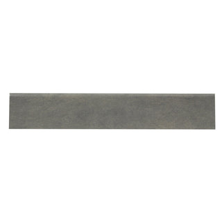 Sokkelliste i porcelænsflise, Elegante, mat, grå, 8 × 45 cm