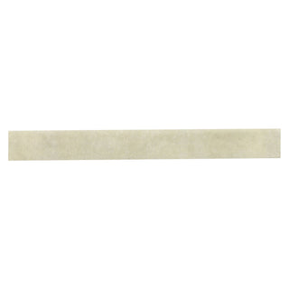Sokkelflise i porcelæn, Golf Stone, mat, ivory, 7,5 × 60 cm
