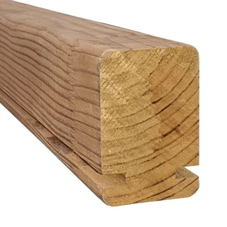 Dekorativt lamelprofil, varmebehandlet fyrretræ, Inco Industry, 3000 × 62 × 42 mm