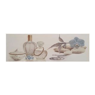Keramisk dekor til bad/køkken, Fronti Jazz Blanco Bano Parfum, 25 × 75 cm, blank