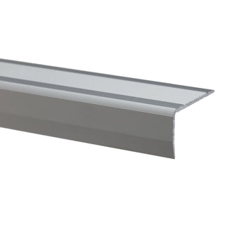 Fliseprofil i aluminium til trin, SET S42, selvklæbende, 40 x 22 x 1000 mm