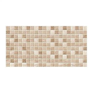 Badeværelse / køkken flise 2051-0182 Sibley, 25 x 50 cm, blank, beige, marmor look, 1,38 m2/pakke
