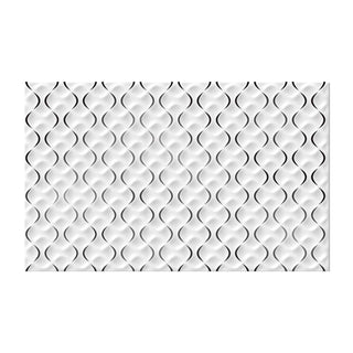 Keramisk dekor til bad/køkken, Cesarom Motive 3D, 2642-0484, 25,2 × 40,2 cm, blank