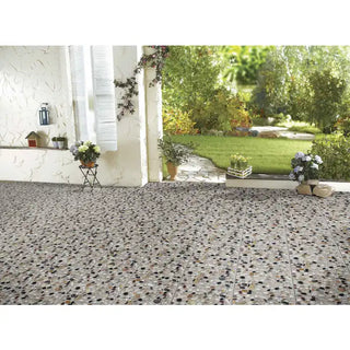 Porcelænsflise til inde/ude, Cesarom 6035-0355 Camp, 33 × 33 cm, mat, stenlook