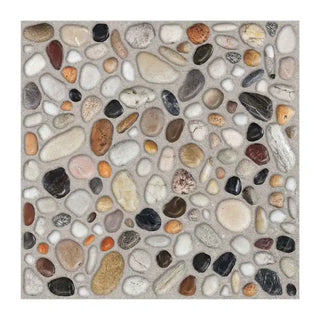Porcelænsflise til inde/ude, Cesarom 6035-0355 Camp, 33 × 33 cm, mat, stenlook