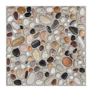 Porcelænsflise til inde/ude, Cesarom 6035-0355 Camp, 33 × 33 cm, mat, stenlook