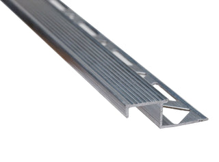 Fliseprofil i aluminium til trin, indbygning, SÆT S58 W, 2.5 m
