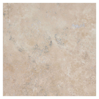 Travertin til inde/ude, Classic Cross Cut, mat, spartlet, 45,7 × 45,7 × 1,2 cm