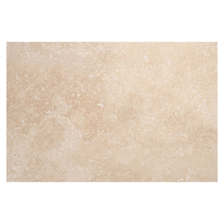 Travertin til inde/ude, Classic Cross Cut, beige, mat, fuget, 30,5 × 61 × 1,2 cm