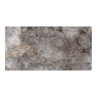 Porcelænsflise til inde/ude, Martins Marble, 60 × 120 cm, blank, rektificeret, marmorimitation