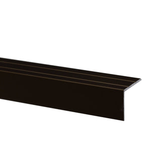 Trappefliseprofil aluminium, med skrue, SÆT S45, 25 × 20 mm, 1 m