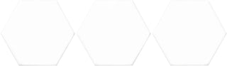 Porcelænsflise til inde/ude, Oset Versalles Deco, 20 × 24 cm, sort, mat