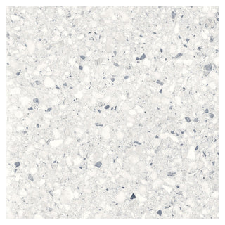 Porcelænsflise til inde/ude, Terazzo, 60 × 60 cm, mat, stenimitation