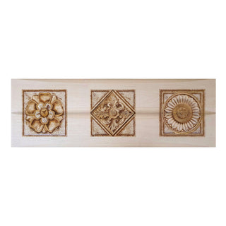 Keramisk dekor til bad/køkken, Fronti Struttura Brunei, 25 × 75 cm, mat