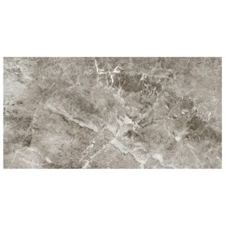 Sorolla badeværelse/køkkenflise, 30 x 60 cm, blank, rektificeret, grå, marmorimitation, 1,62 m2/pakke