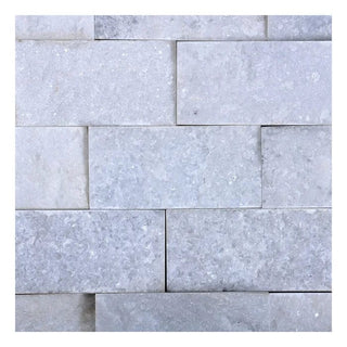 Indendørs/udendørs Split Face marmor, Hvid, 1,5x5x10 cm