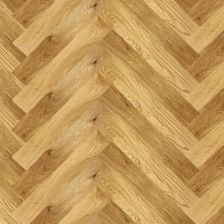 Triplags parketgulv 14 mm Diana Forest Herringbone – Eg natur, mat lak