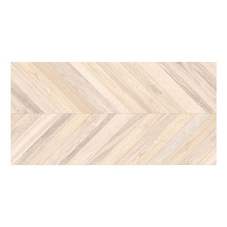 Porcelænsflise til inde/ude, Ceramica Fiore Chateau Natural 6134, 60 × 120 cm, mat, rektificeret, trælook