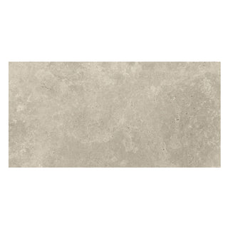 Porcelænsflise til inde/ude, Cersanit Candy Cream, 59,8 × 119,8 cm, mat, stenlook