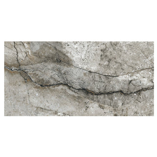 Porcelænsflise til inde/ude, Cersanit Marble Skin, 59,8 × 119,8 cm, mat, marmorlook