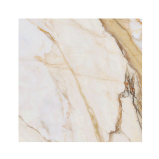 Porcelænsflise til inde/ude, Midas Natural, 60 × 60 cm, blank, marmorlook