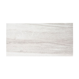 Porcelænsflise til inde/ude, Kala White, 30 × 60 cm, mat, parketlook