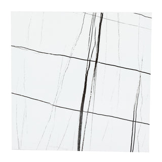 Porcelænsflise til inde/ude, Diamond Marble, 59,5 × 59,5 cm, blank, rektificeret, marmorlook