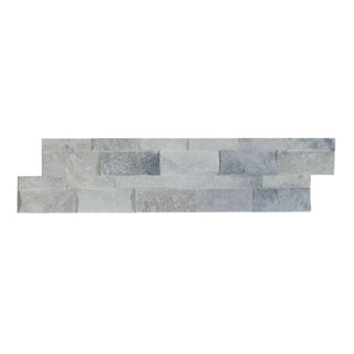 Marmor, Arabescato Light, spaltet, 1,5 × 15 × 61 cm