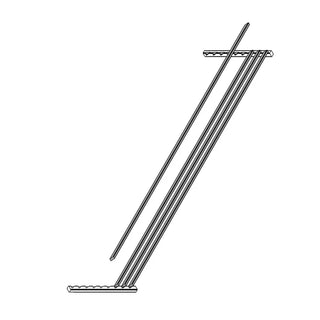Dekorativt lamelpanel, varmebehandlet fyr, Inco Industry, 2700 × 654 × 88 mm