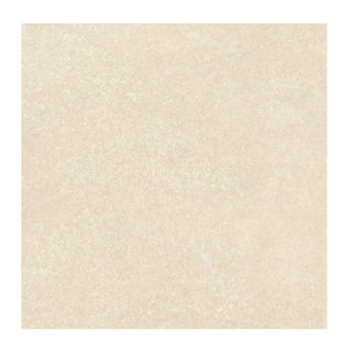 Porcelænsflise til inde/ude, Urano Ivory, 60 × 60 cm, mat, retificeret, stenlook
