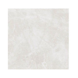 Porcelænsflise til inde/ude, Marmol Light Grey, 60 × 60 cm, grå, mat, marmorlook