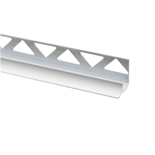 Fliseprofil i aluminium til indvendigt hjørne, til gulv- og vægfliser, SET S96, 10 x 2500 mm