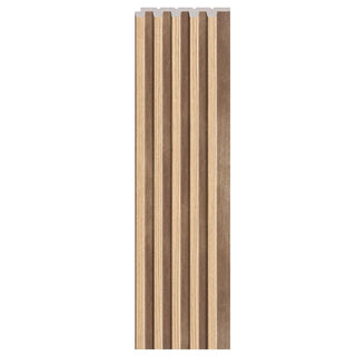 Dekorativt lamelpanel, ekstruderet polystyren, Vox Linerio S-Line, 2650 × 122 × 12 mm