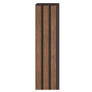 Dekorativt lamelpanel, ekstruderet polystyren, Vox Linerio M-Line, 2650 × 122 × 12 mm
