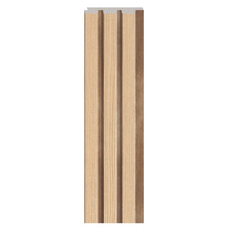 Dekorativt lamelpanel, ekstruderet polystyren, Vox Linerio M-Line, 2650 × 122 × 12 mm