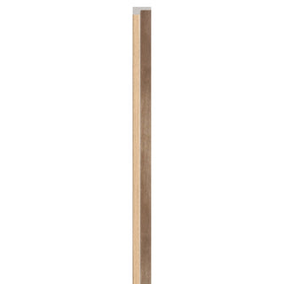 Venstre afslutningsprofil til lamelpaneler, ekstruderet polystyren, Vox Linerio S-Line, 2650 × 28 × 12 mm