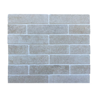 Travertin til inde/ude, Tumbled, antikbehandlet, 7 × 30 × 1,2-1,5 cm