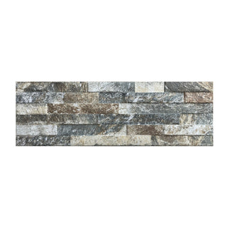 Porcelænsflise til inde/ude, facade, Lasca Nature, 17 × 52 cm, mat, stenlook