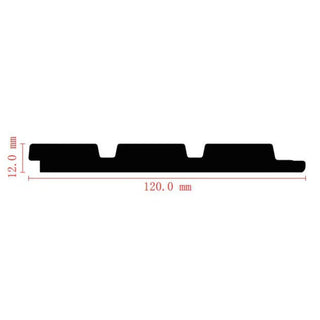 Dekorativt lamelpanel, ekstruderet polystyren, Power Ray AM1315, 2700 × 120 × 12 mm