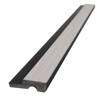 Venstre afslutningsprofil til lamelpaneler, ekstruderet polystyren, Power Ray AM1315, 2700 × 44 × 12 mm