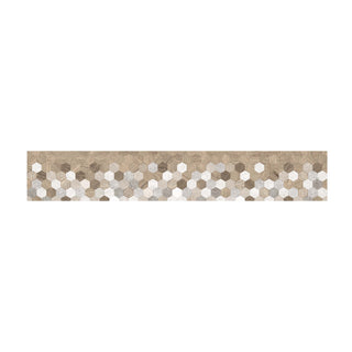 Porcelænsflise til inde/ude, Ceramica Fiore Bergen Beige 6108, 15 × 90 cm, beige, mat, træimitation