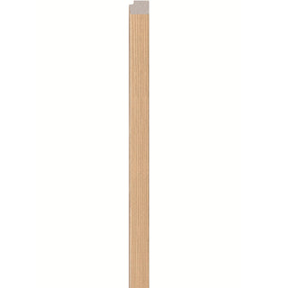 Højreprofil til lamelpaneler, ekstruderet polystyren, Vox Linerio L-Line, 2650 × 32 × 21 mm