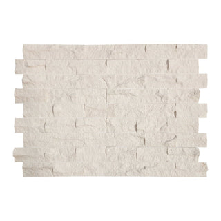 Kalksten til inde/ude, Petra Cream, spaltet, 7,5 × 15 × 1,8 cm