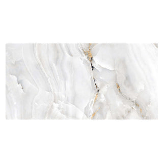 Porcelænsflise til inde/ude, Noble Stone, 60 × 120 cm, blank, retificeret, marmorlook
