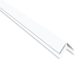 Profil hjørne udvendig Vilo B1 – PVC, hvid, 2,7 m