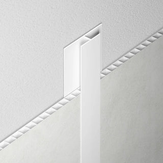 H-profil Vilo B3 – PVC, hvid, 2,7 m