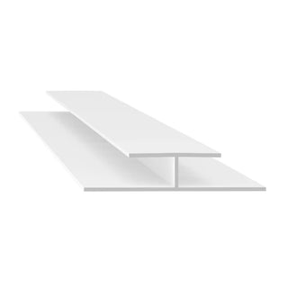 H-profil Vilo B3 – PVC, hvid, 2,7 m