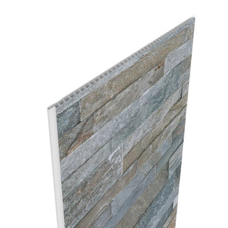 Vilo Motivo blå mursten PVC paneler, 0,8 x 25 x 265 cm; 2,65 m2