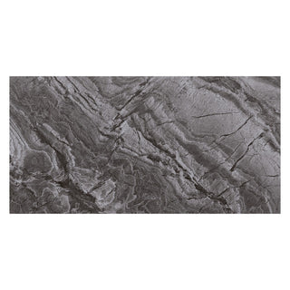 Porcelænsflise til inde/ude, Toronto Black, 60 × 120 cm, halvblank, rektificeret, stenlook