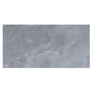 Porcelænsflise til inde/ude, Belize Light Grey, 29,8 × 59,8 cm, mat, stenlook